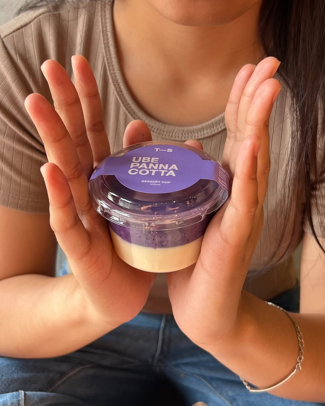 Ube Panna Cotta Dessert Cup